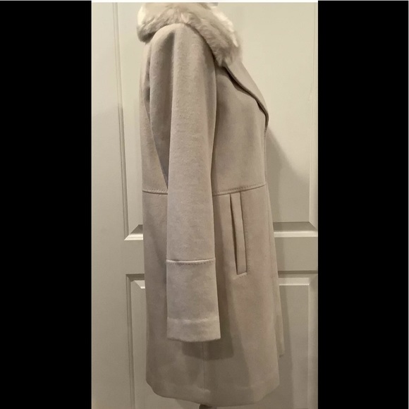 Kenneth Cole wool blend Walker coat oat XS - Picture 3 of 12